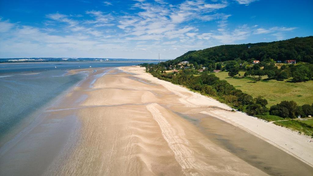 Le Bellevue - Beautiful Sea View Apartman Honfleur Kültér fotó