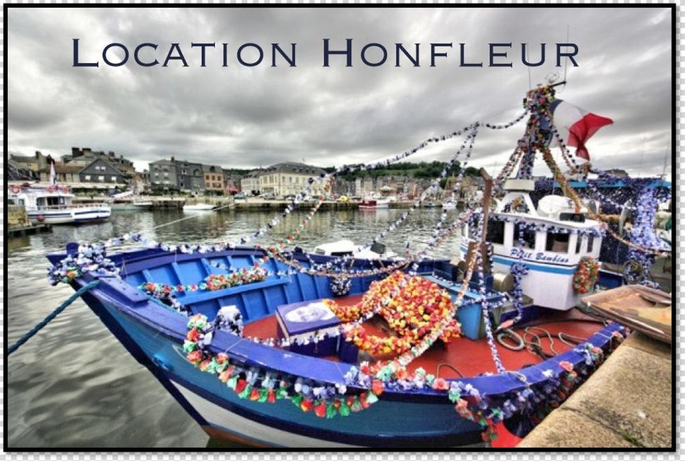 Le Bellevue - Beautiful Sea View Apartman Honfleur Kültér fotó